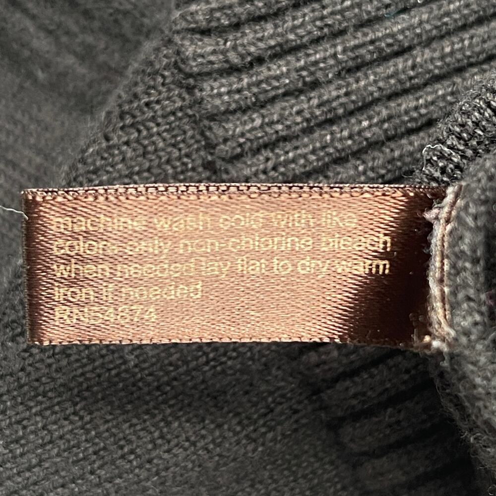 The Limited Argyle 90s Sweater Vest Black Green Blue Medium - Picture 6 of 7